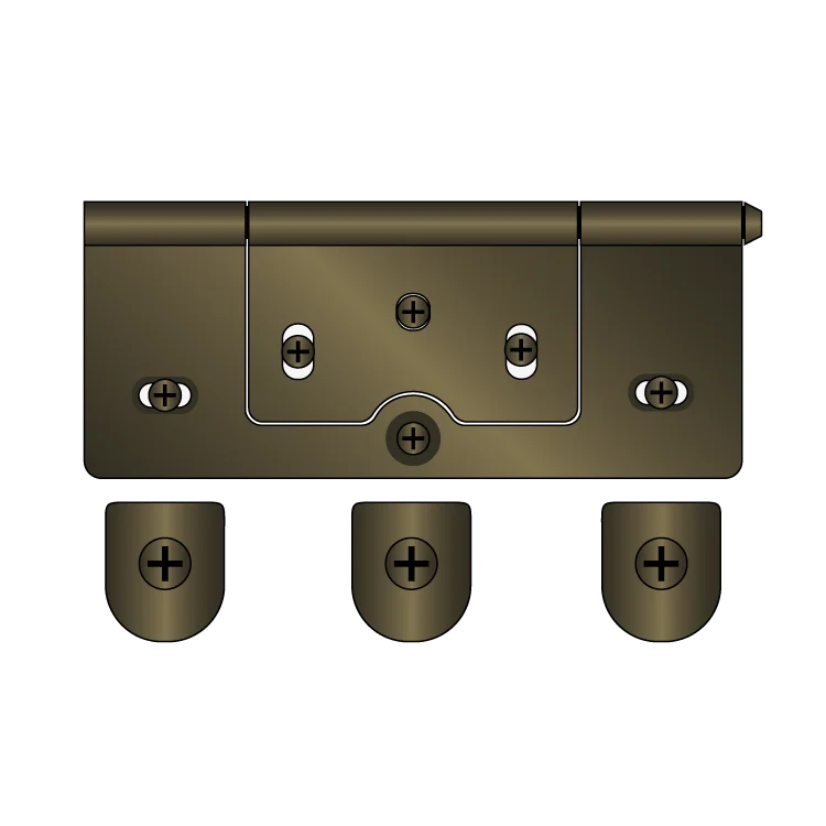 Hinge antique Brass