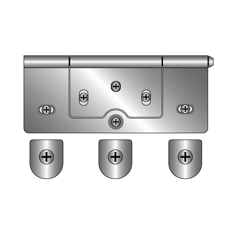 Hinge silver